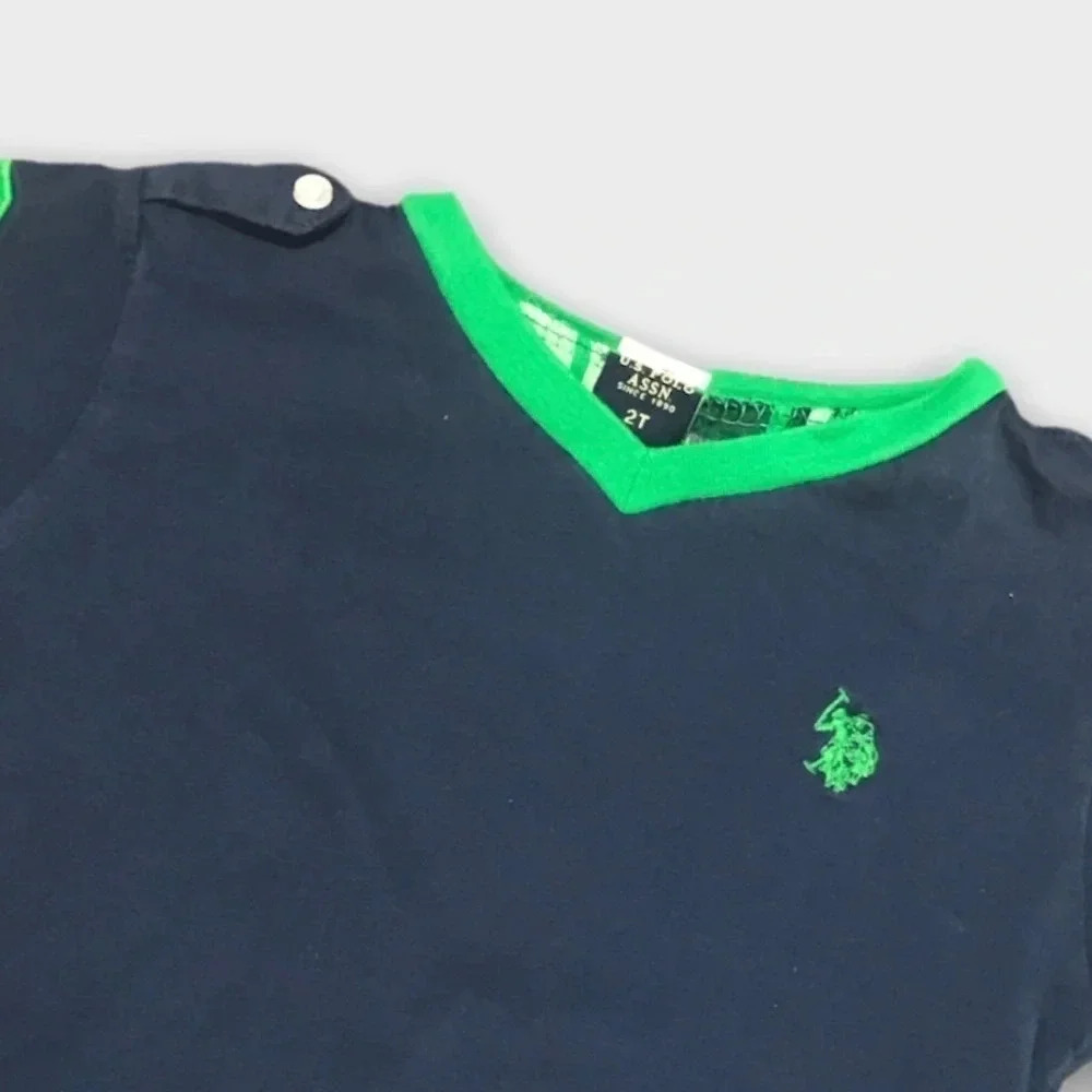 U.S Polo Assn Navy Blue Short Sleeve Shirt - Picture 2 of 5